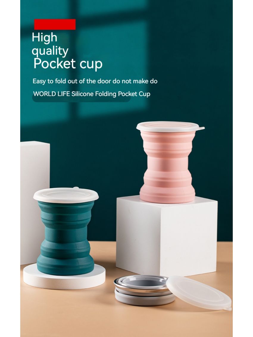 Travel Folding Cup, Telescopic Portable Cup 