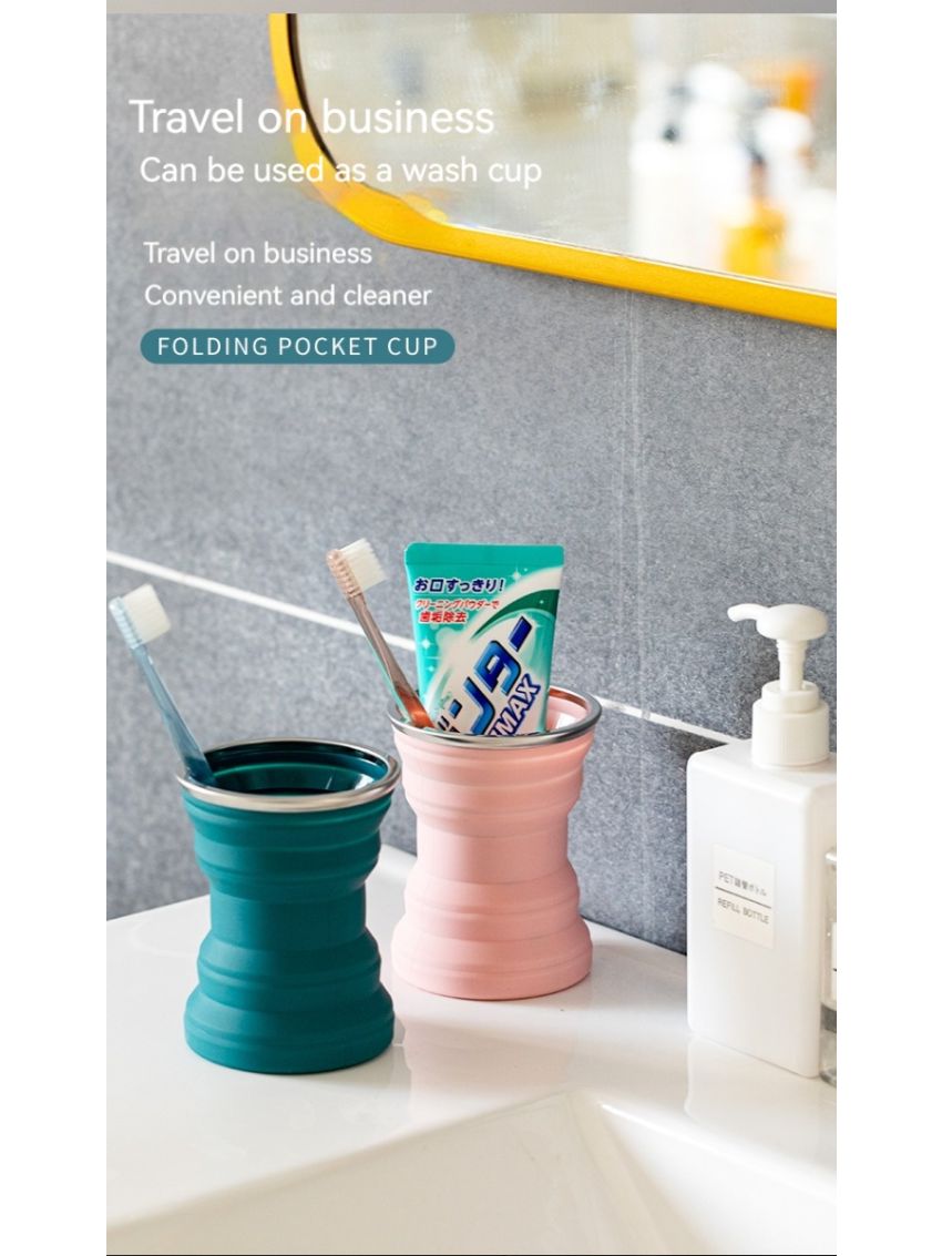 Travel Folding Cup, Telescopic Portable Cup 