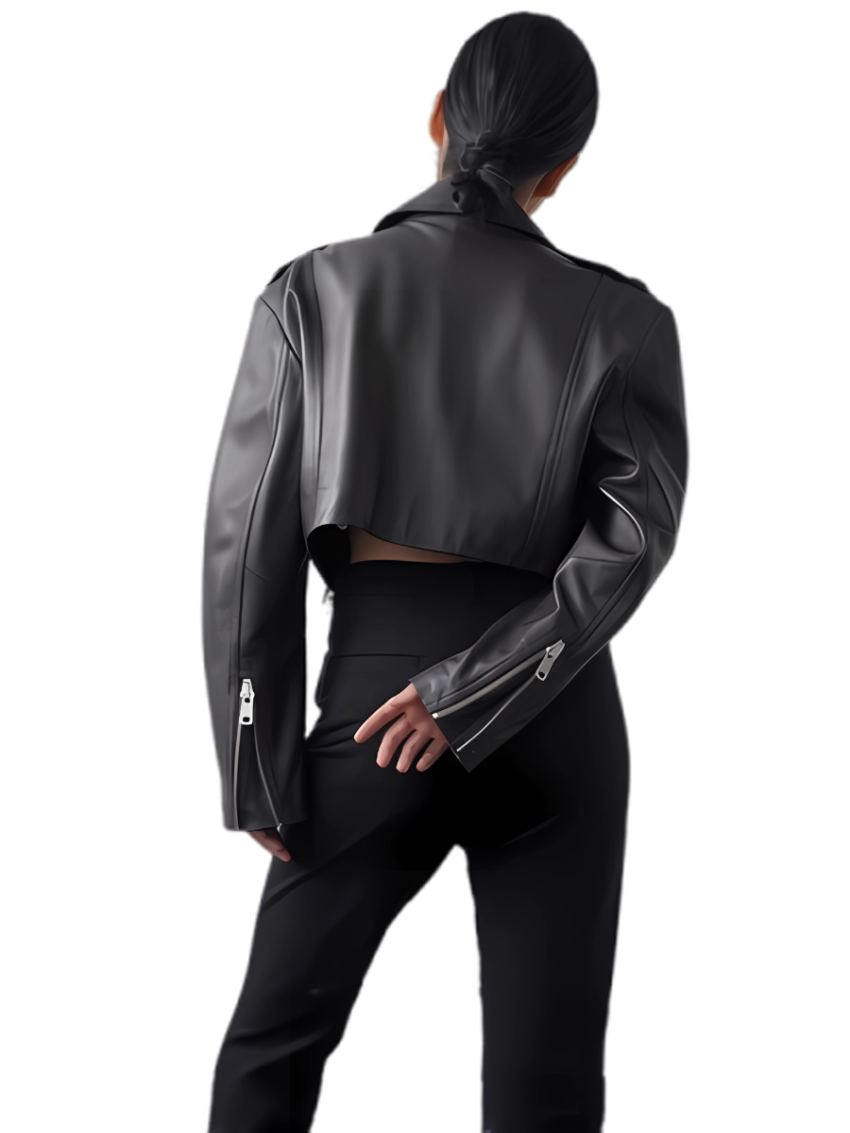 Motorcycle-style Leather Jacket