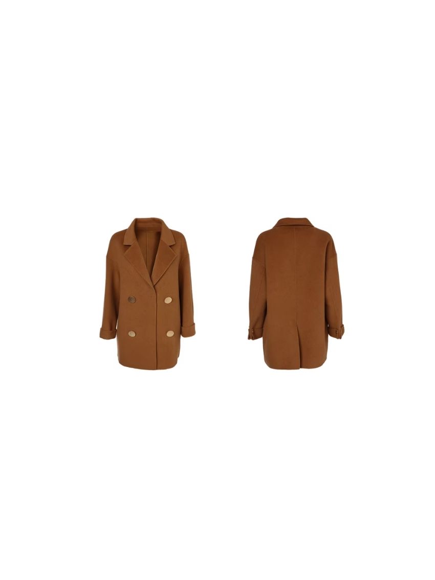 JUZUI Suit Collar Shape Coat