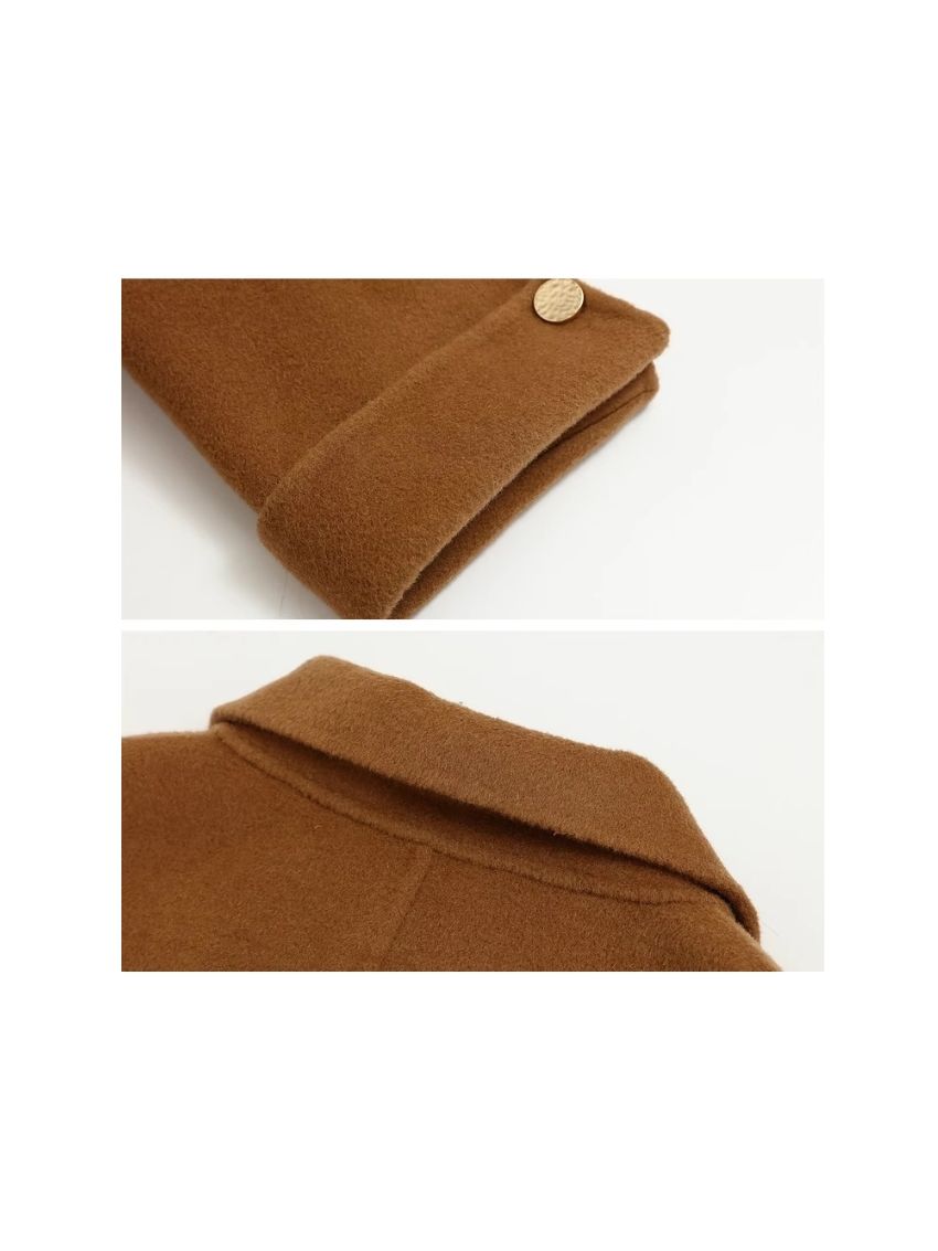 JUZUI Suit Collar Shape Coat