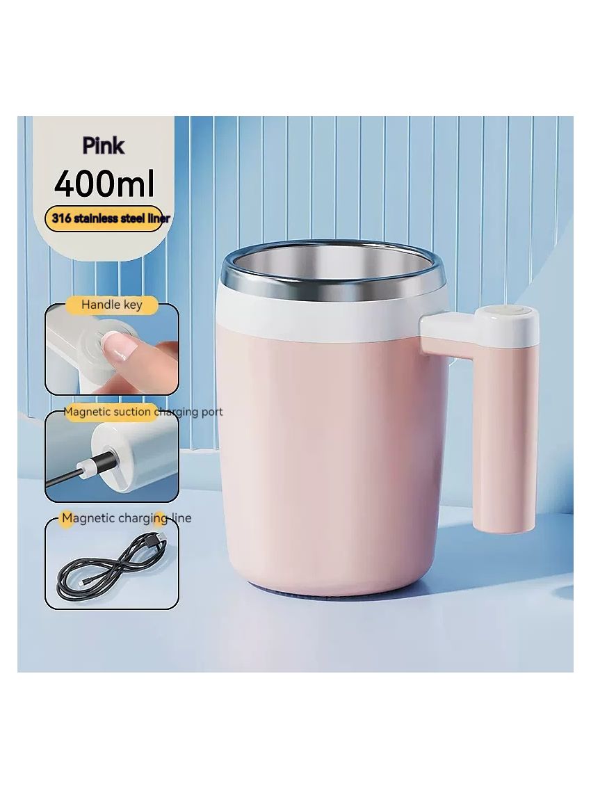 Magnetic Self Stirring Temperature Control Mug