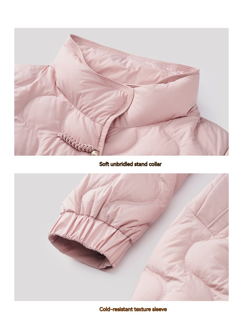 Light Stand-up Collar  White Duck Down Clothing