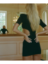 Hollow Knitted Pearl Sexy Hot Girl Skirt